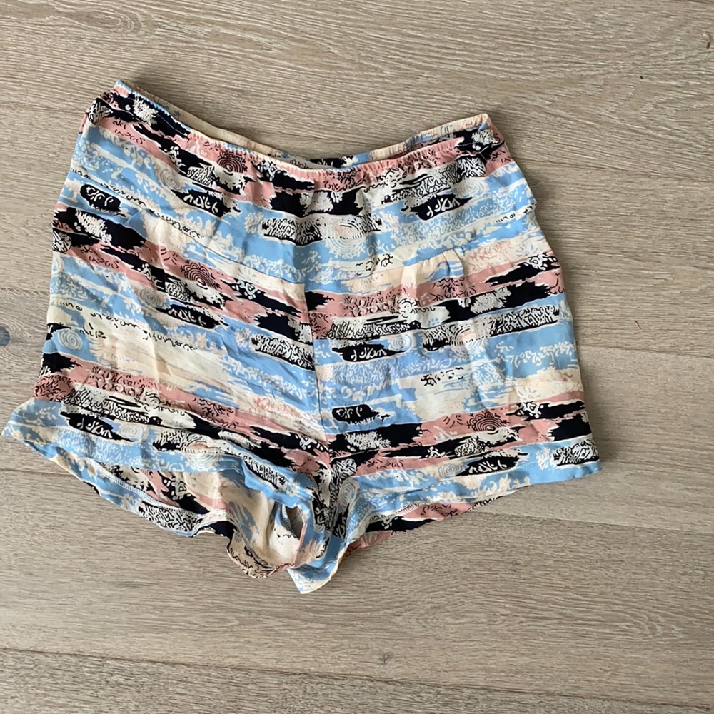 Tucker silk high waisted shorts size XS